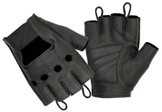 RC61 Premium Leather Fingerless Gloves