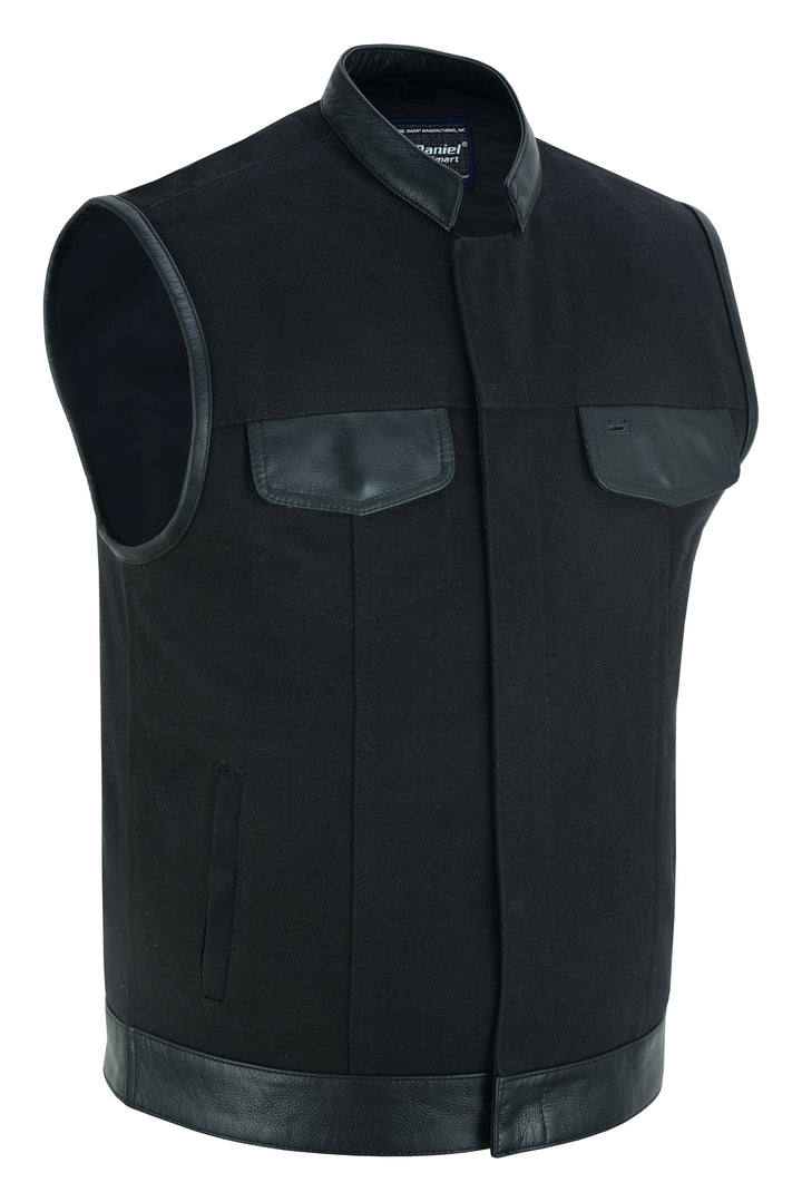 Night barron Men's  Textile  Vest - black