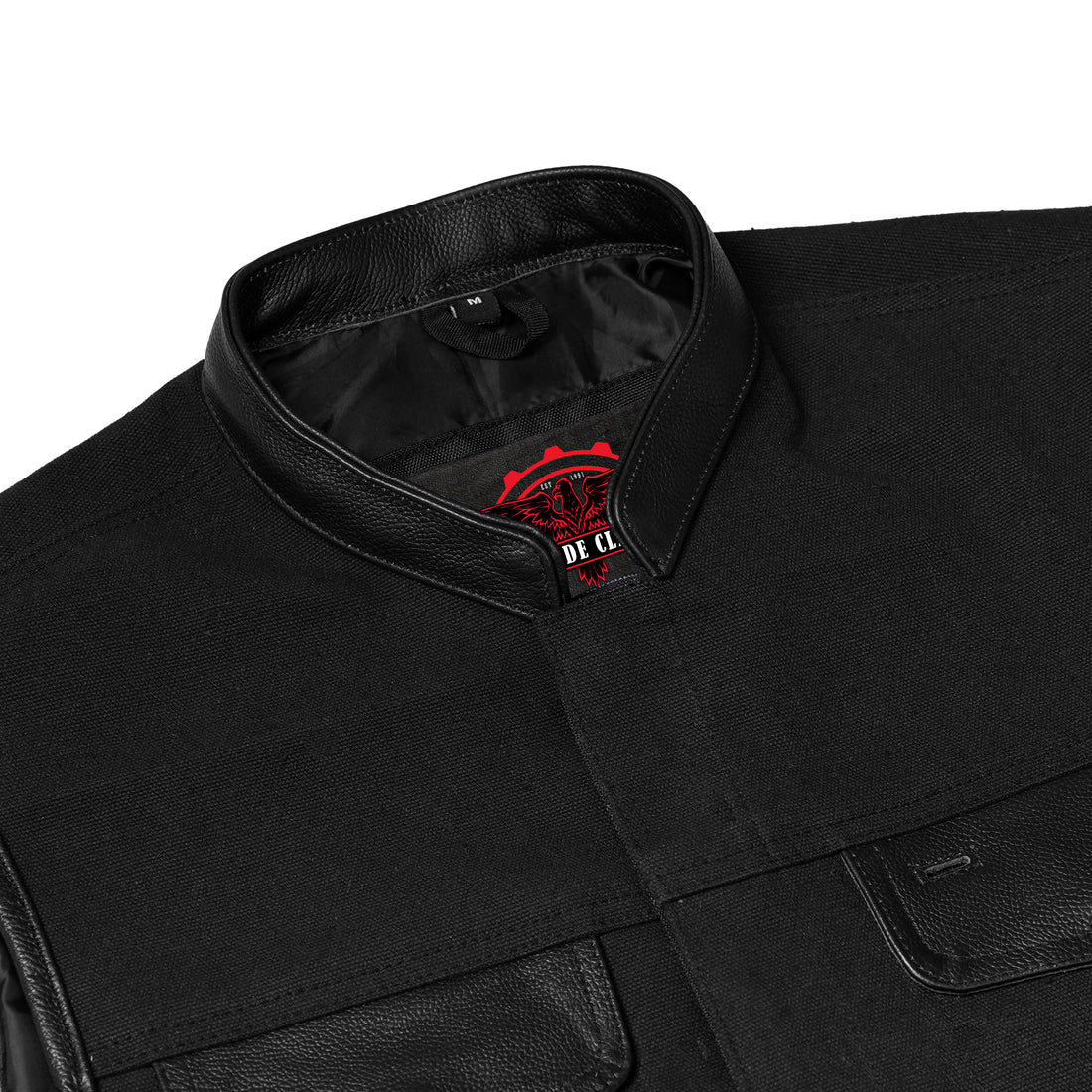 Night barron Men's  Textile  Vest - black