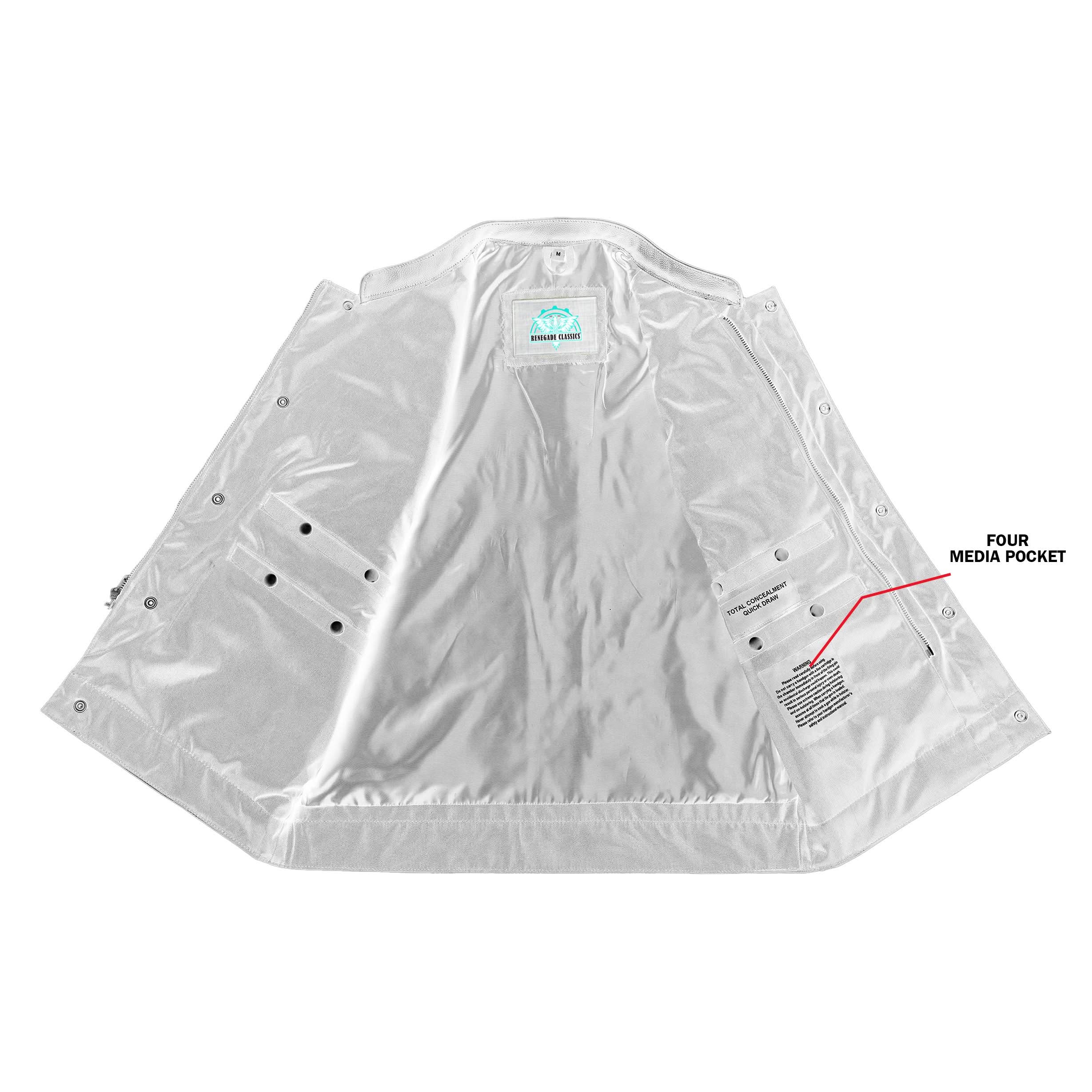 Night barron Men's  Textile  Vest - black