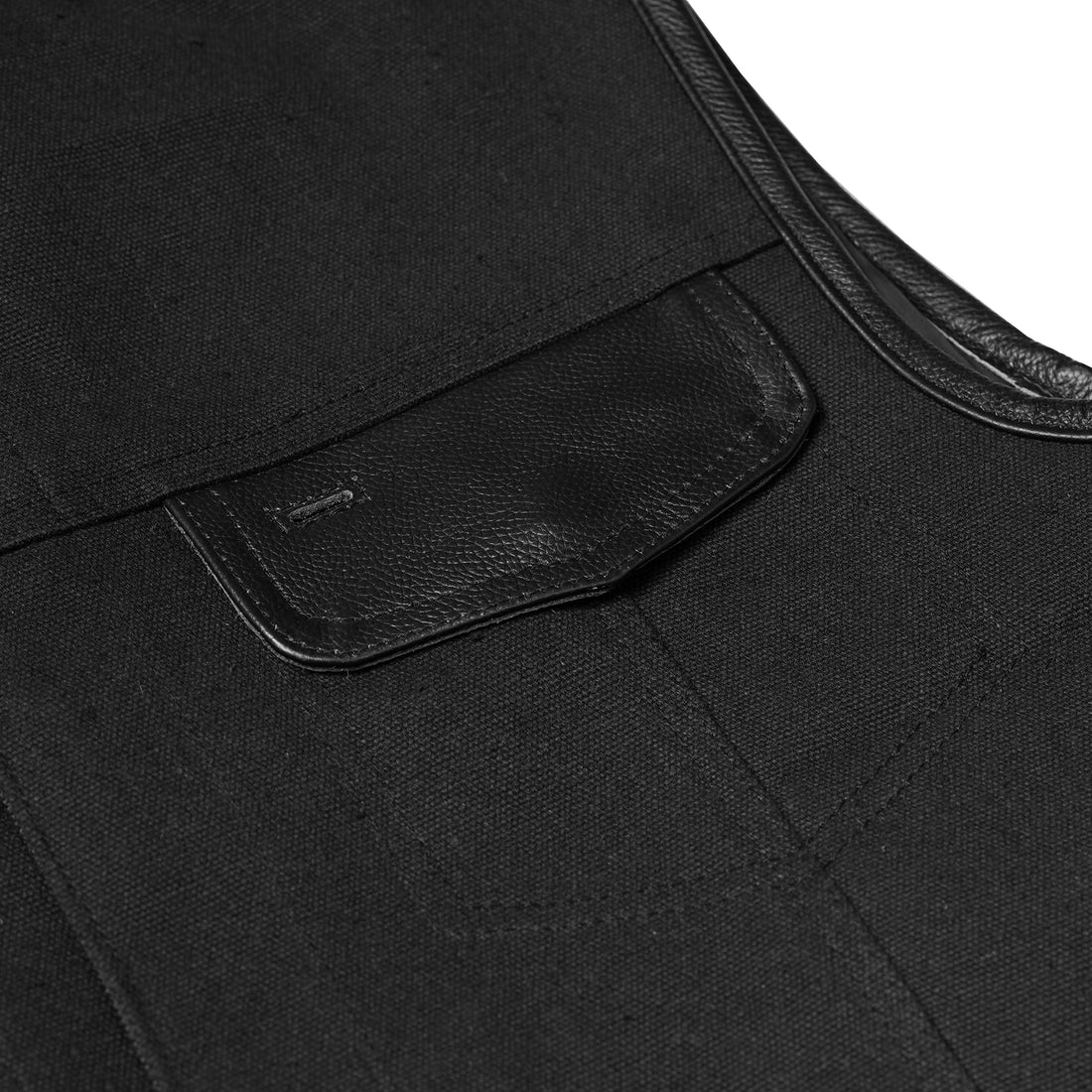 Night barron Men's  Textile  Vest - black