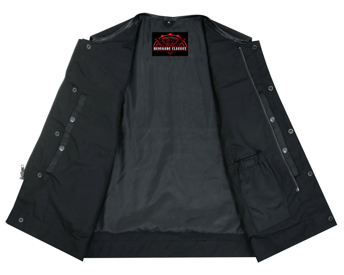 StarFuse Men's textile  vest -  Black