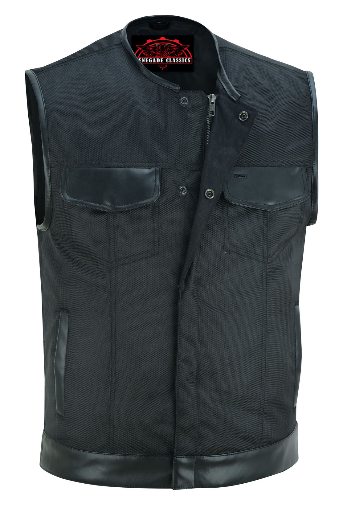StarFuse Men's textile  vest -  Black