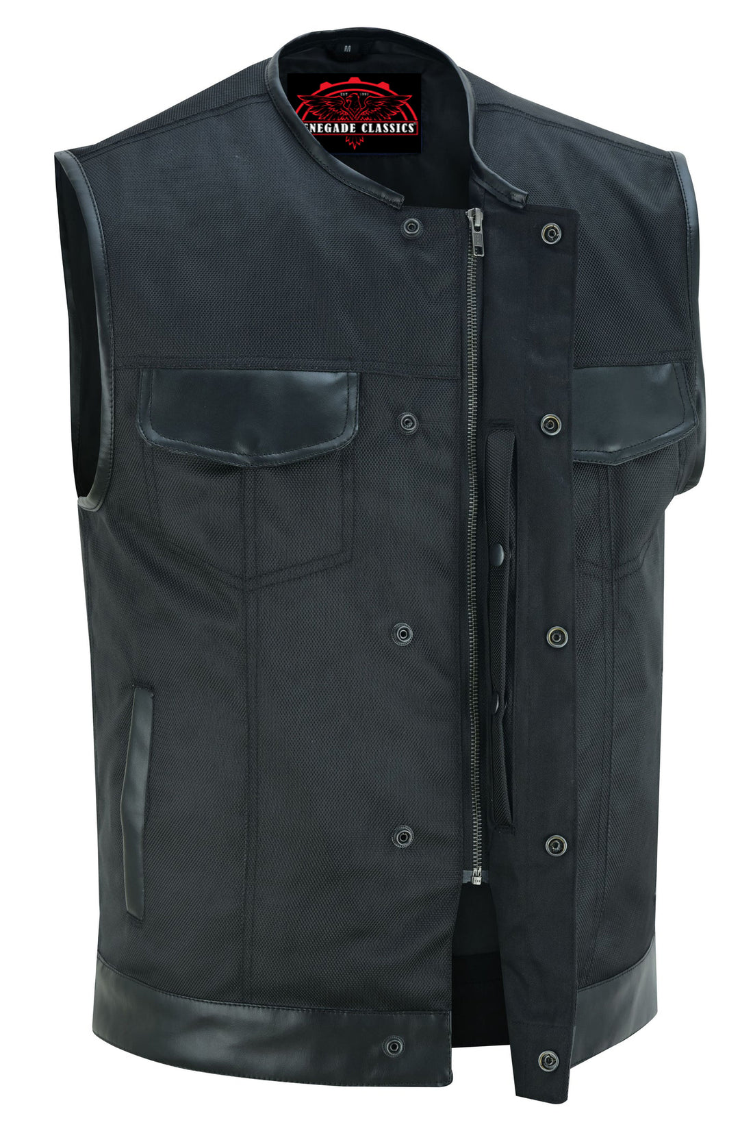 StarFuse Men's textile  vest -  Black