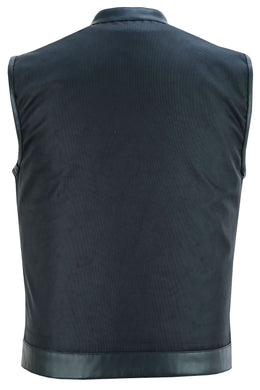 Shadowblend Men's Black Motorcycle Textile Vest Men's Textile Vests Renegade Classics