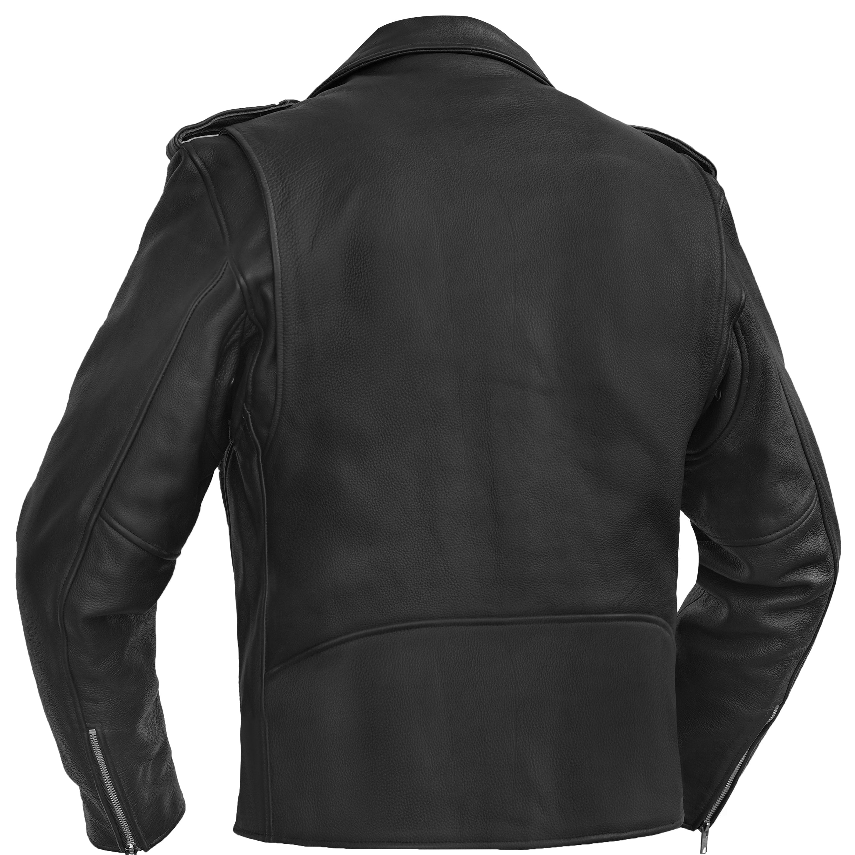 Jansen Men's Leather Motorcycle Jackets - Black