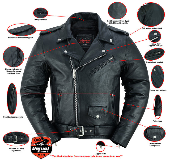 Marshal Men's  Police-Style Jacket - Black