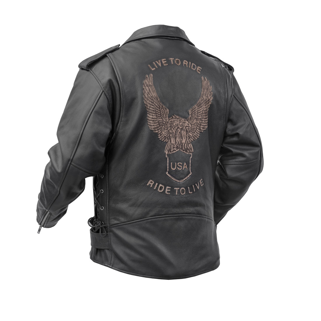 Freedom Rider Black Men's Leather Jacket