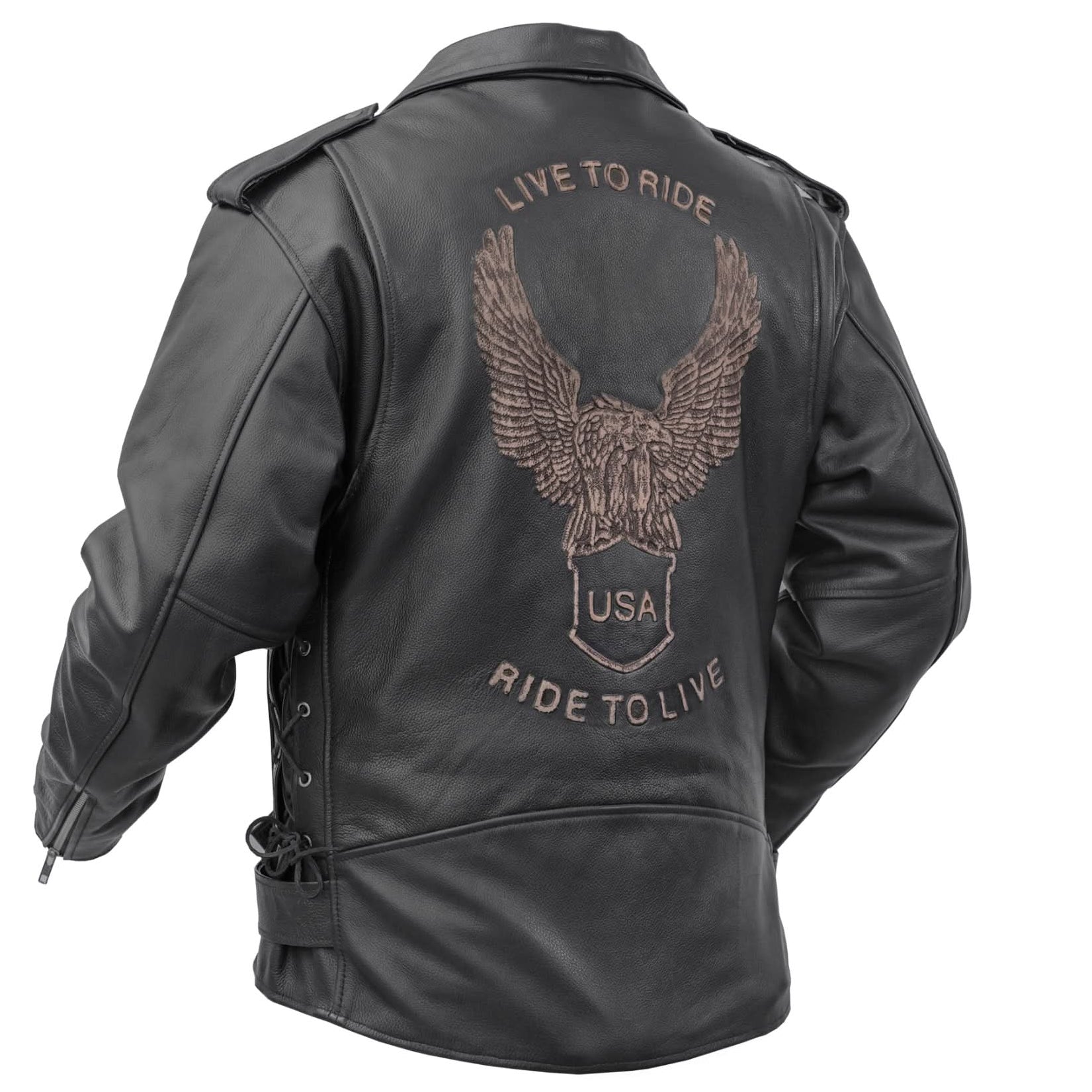 Freedom Rider Black Men's Leather Jacket