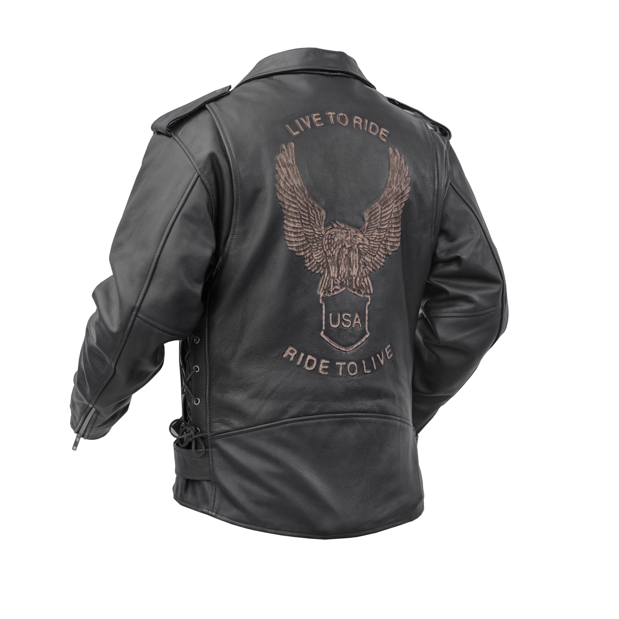 Freedom Rider Black Men's Leather Jacket