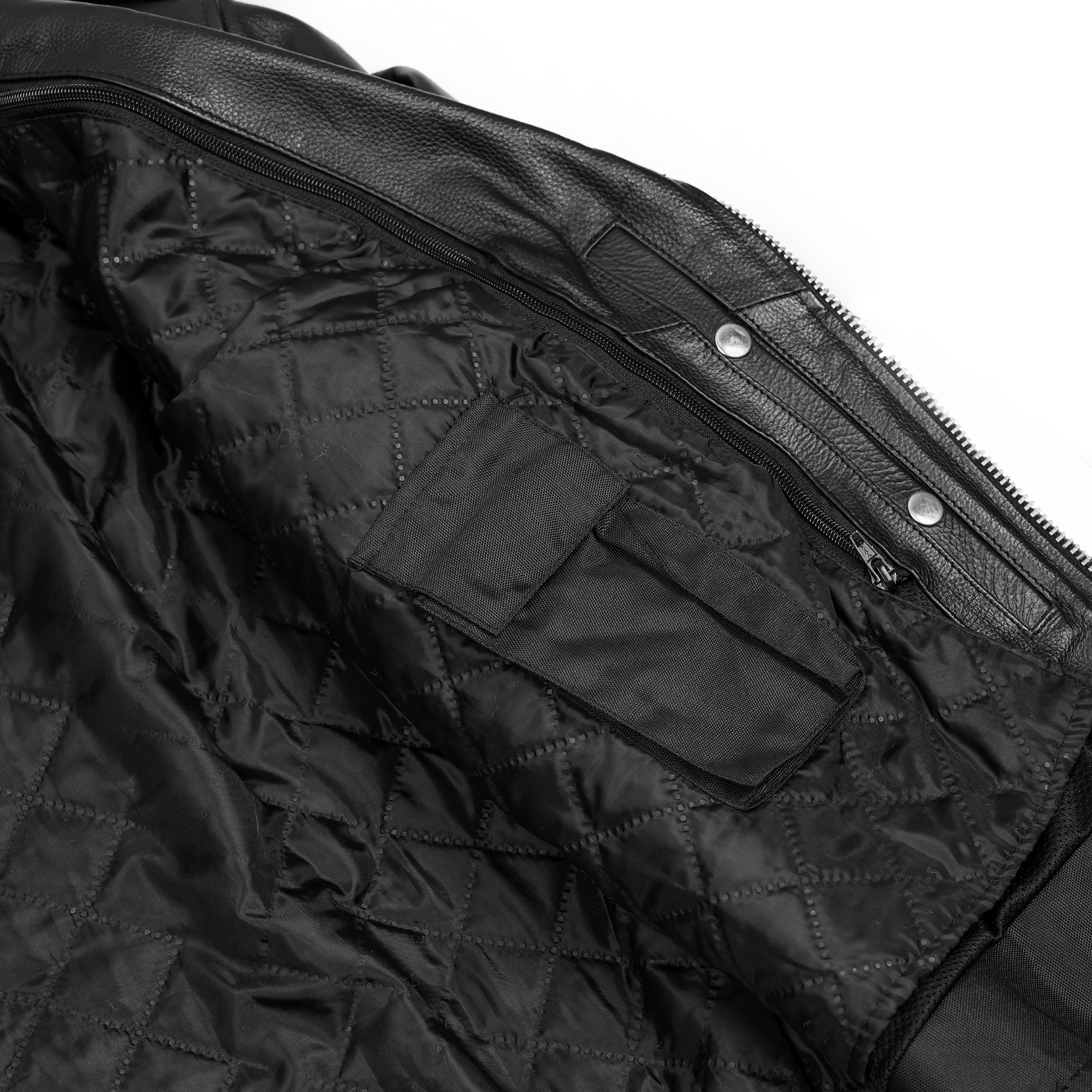 Freedom Rider Black Men's Leather Jacket - Renegade Classics