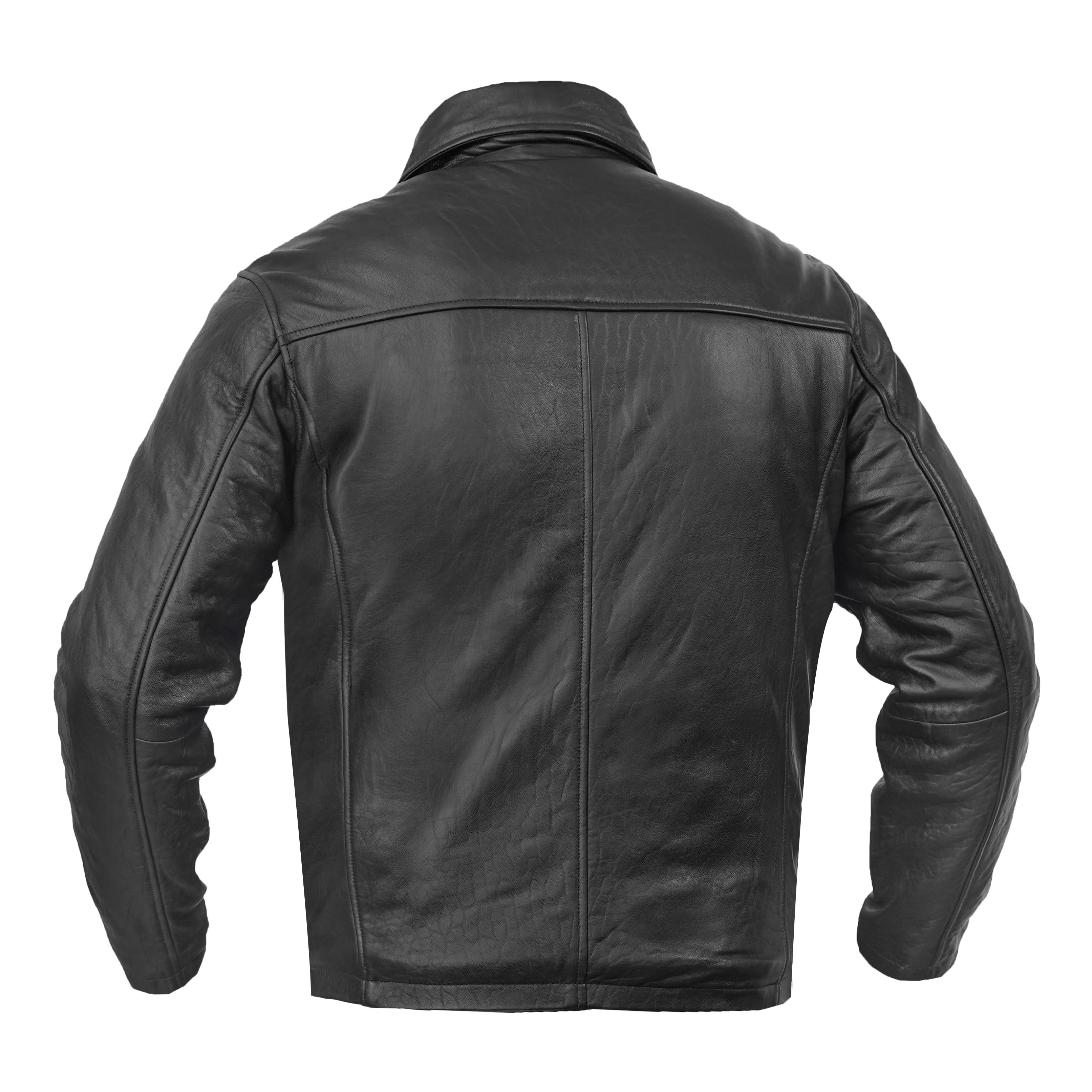 Breaking Men's Black  Leather Jacket