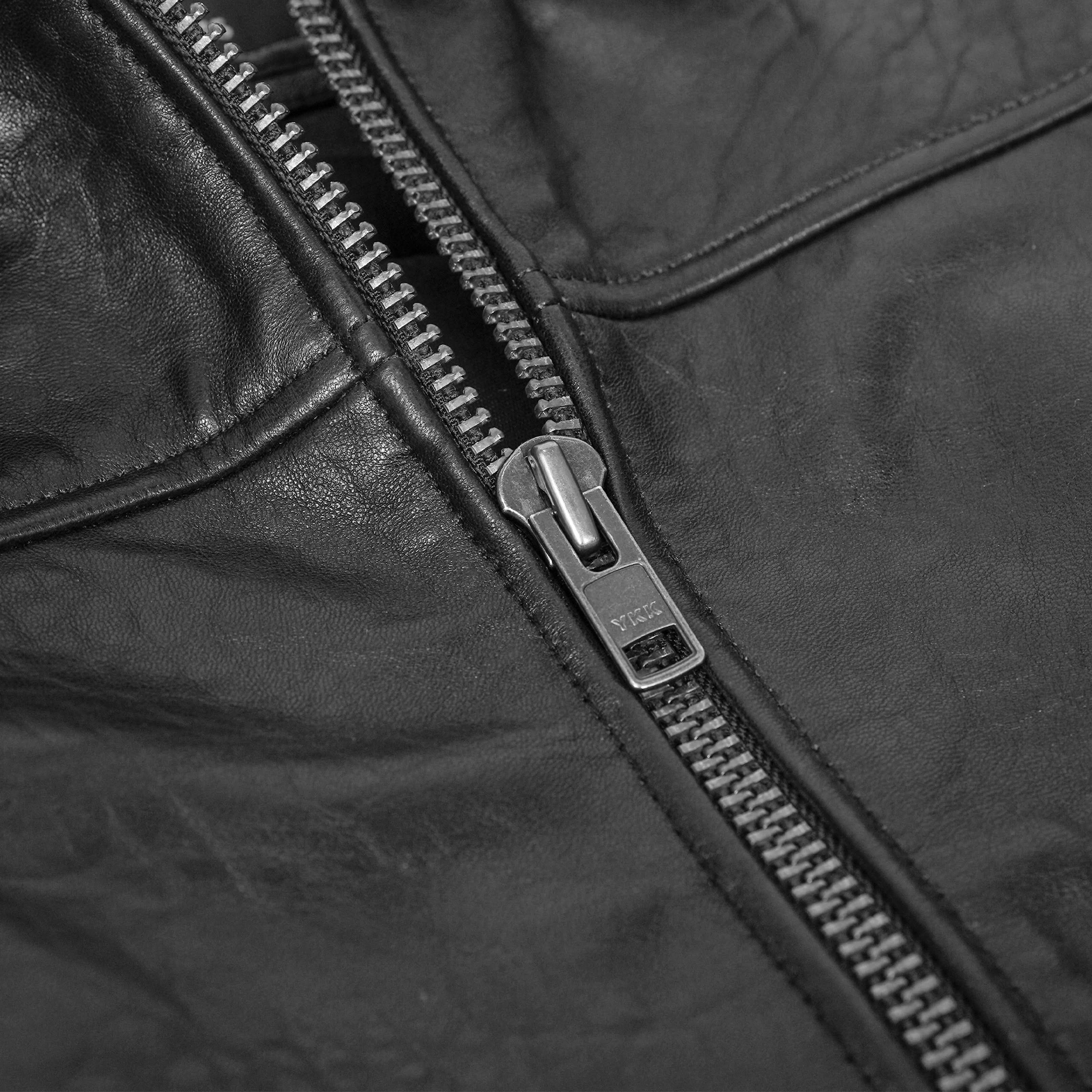 Breaking Men's Black  Leather Jacket