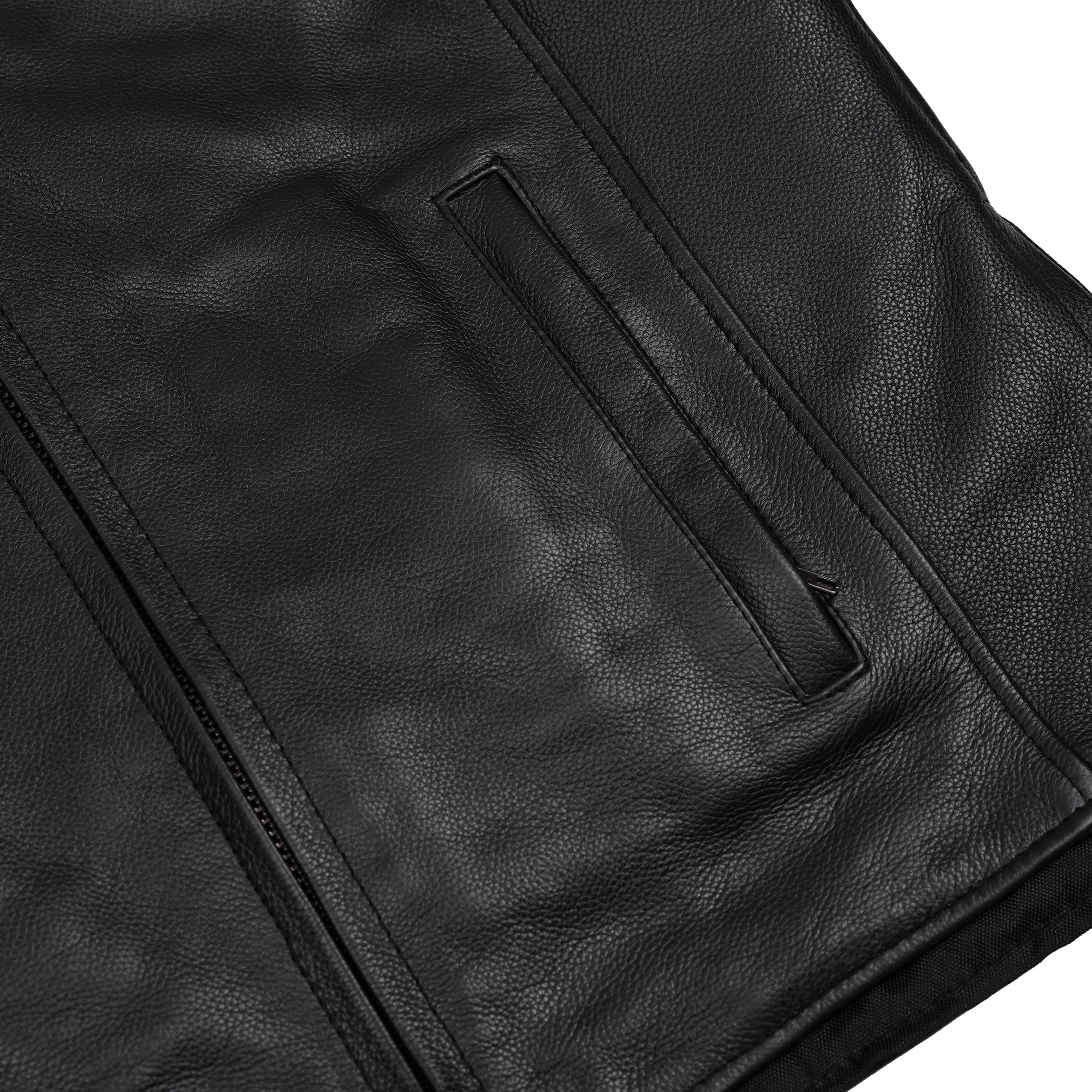 Ashster Leather Motorcycle Jacket