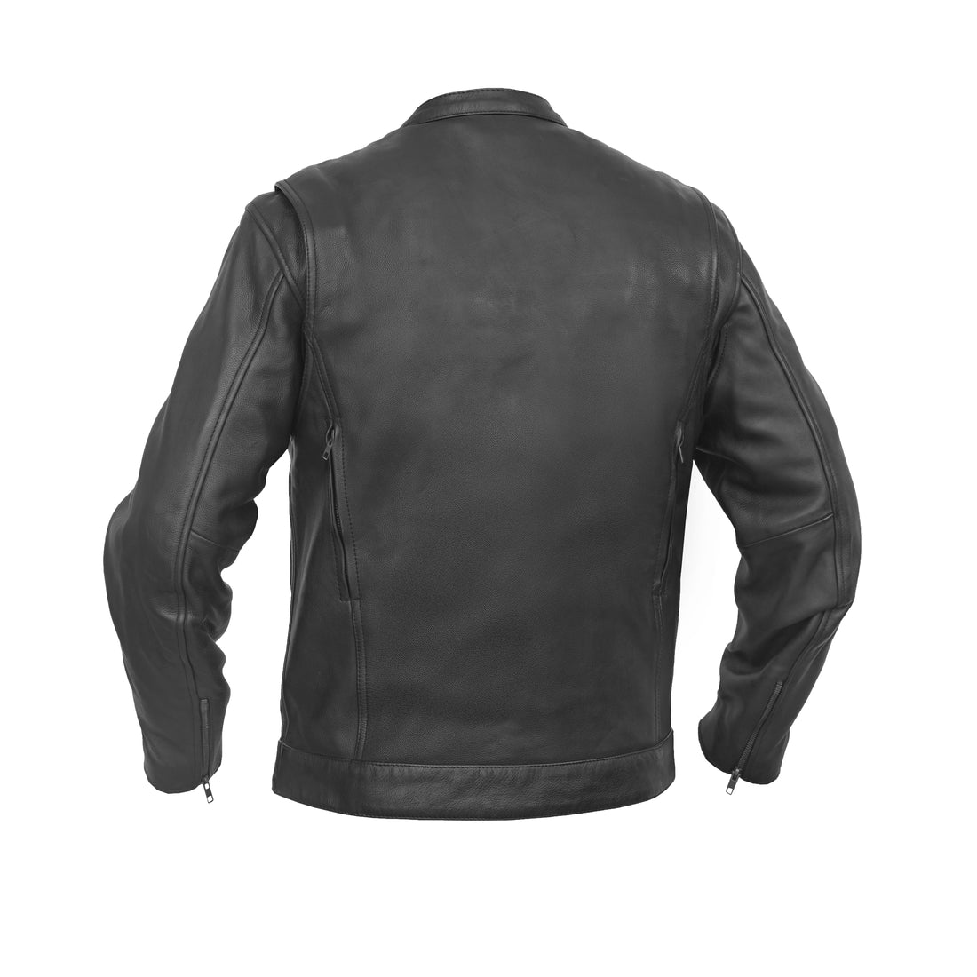 Victor Men's Black Utility Style Motorcycle Jacket