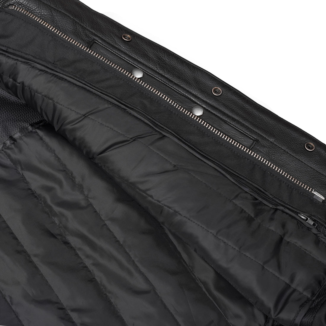 Victor Men's Black Utility Style Motorcycle Jacket
