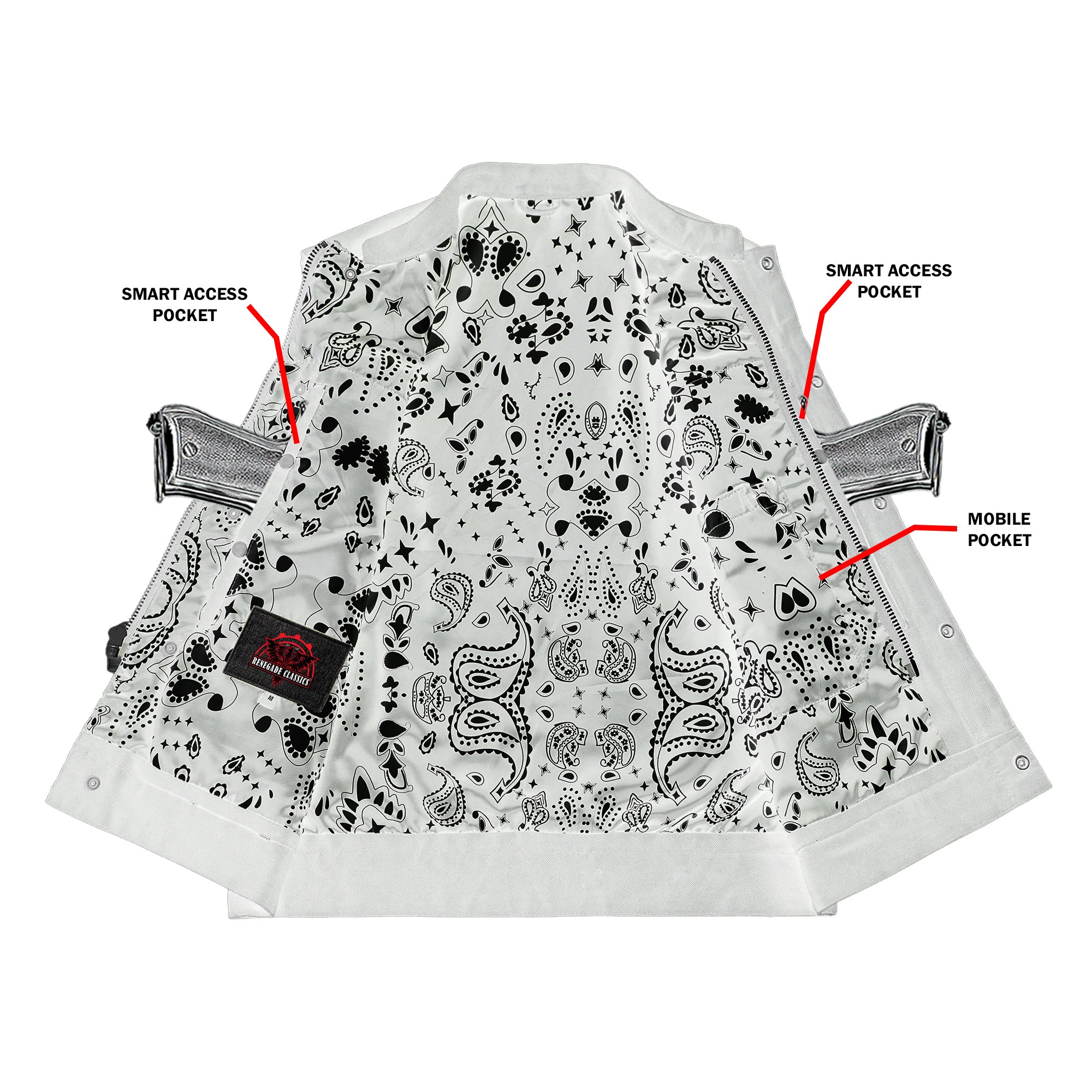 Strongarm Men's  canvas textile vest