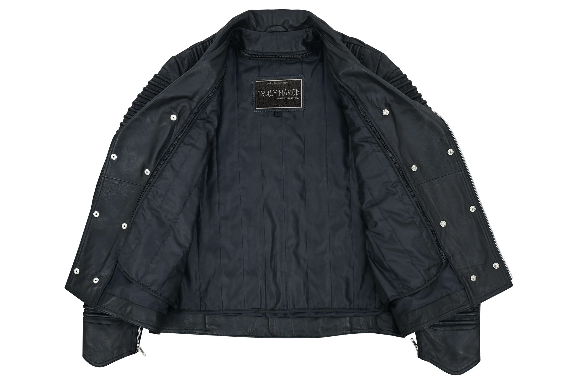 Bonestar Men's Black Fashion Leather Jacket Men's Leather Jackets Renegade Classics