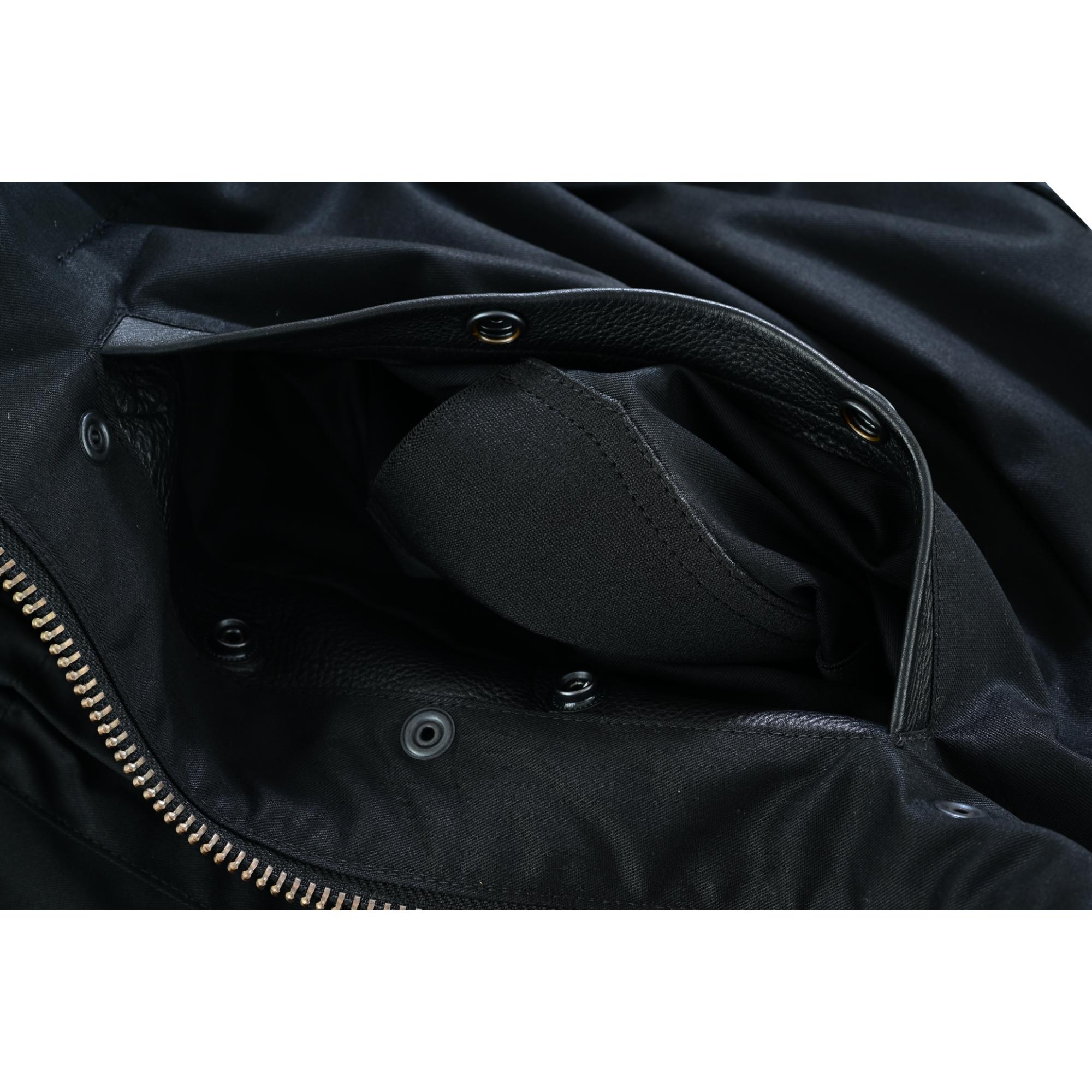 UpStyle Men's Black Leather Motorcycle Vest Renegade Classics
