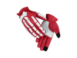 Skeletal Grip Red and White Skeleton Design Riding Glove Renegade Classics