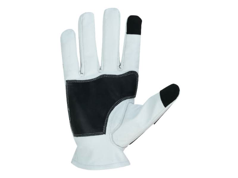 Glove Grace White and Black Skeleton Hand Riding Glove Renegade Classics