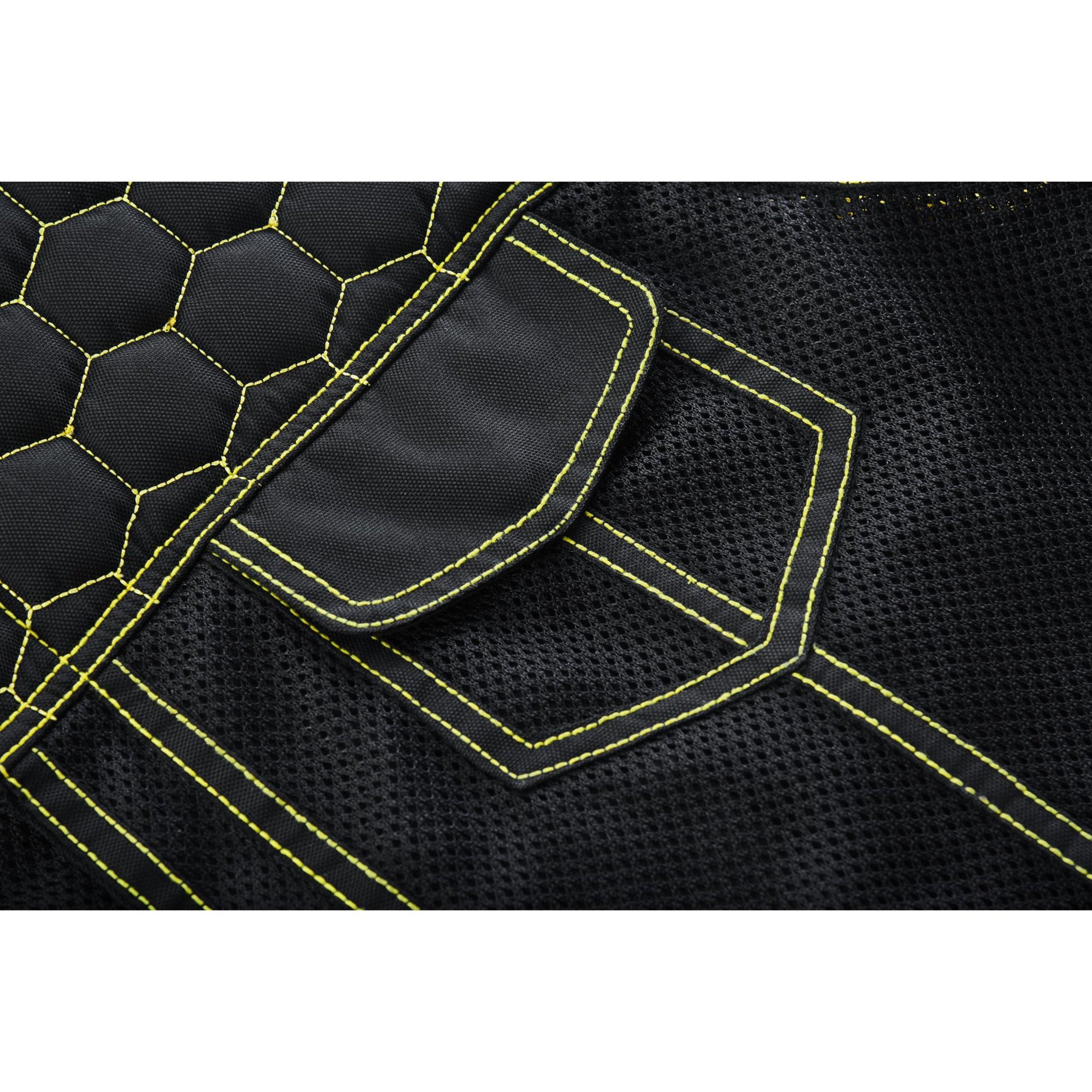 Gloom Gold Men's Black Mesh Textile Vest Renegade Classics