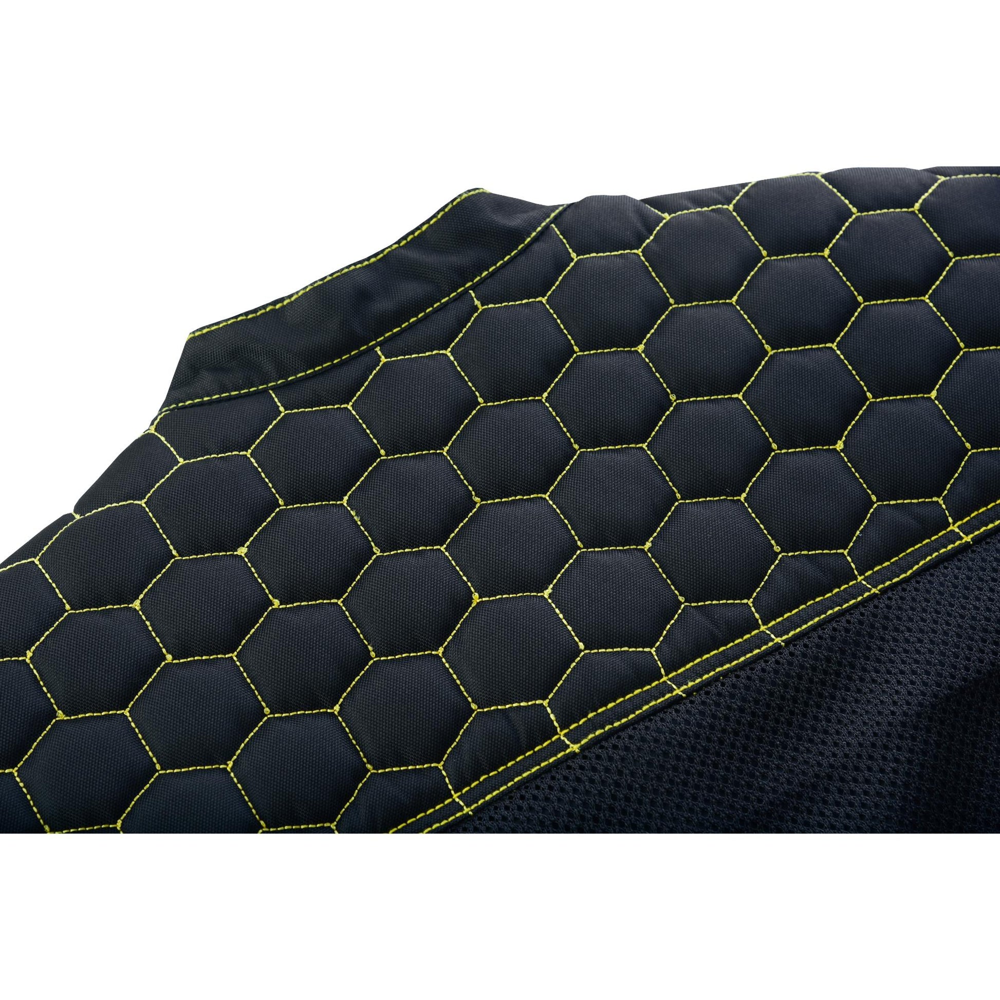 Gloom Gold Men's Black Mesh Textile Vest Renegade Classics