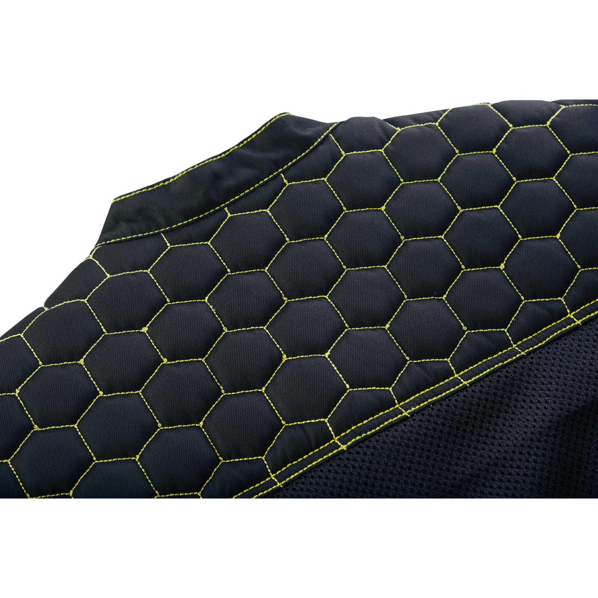 Gloom Gold Men's Black Mesh Textile Vest Renegade Classics