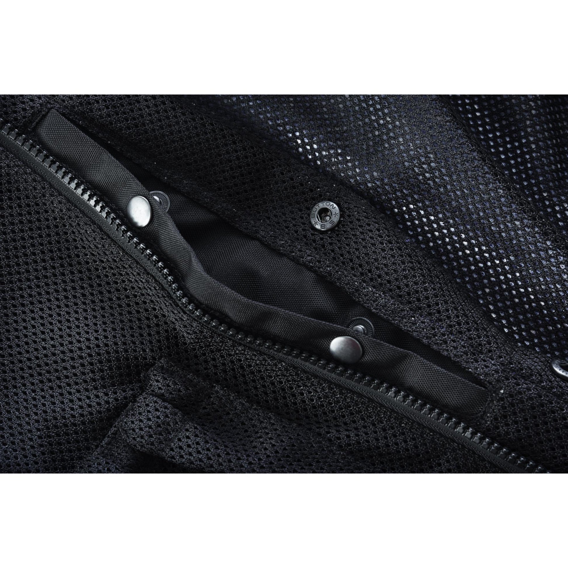 Blue Soul Men's Black Mesh Textile Vest Renegade Classics