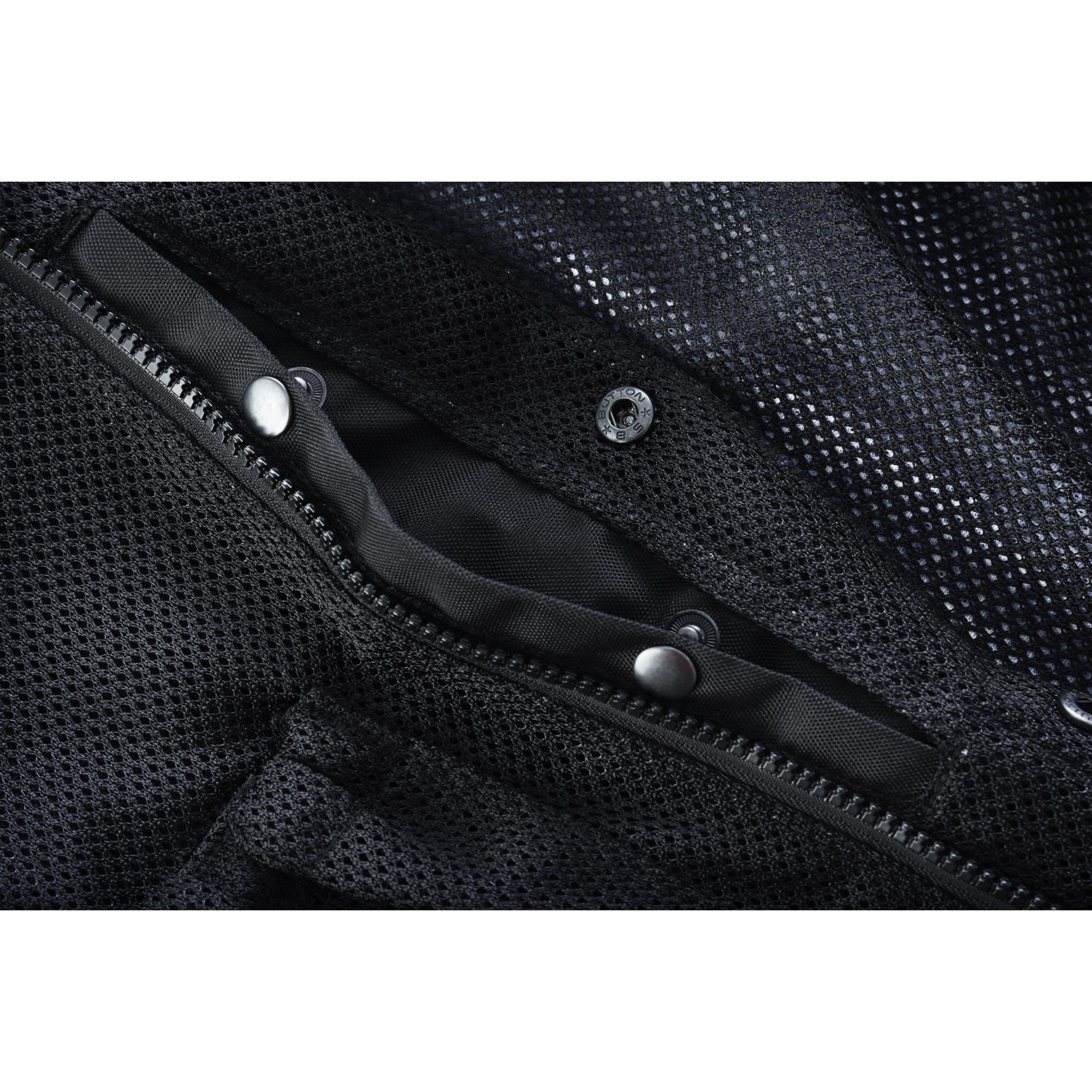 Blue Soul Men's Black Mesh Textile Vest Renegade Classics