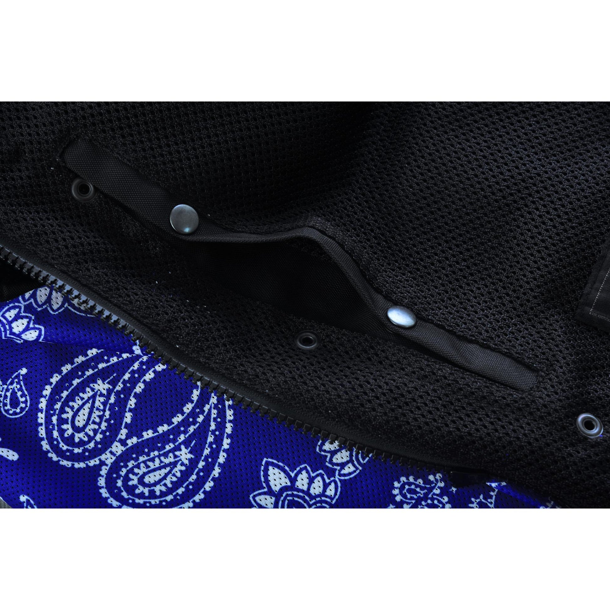 Blue Soul Men's Black Mesh Textile Vest Renegade Classics