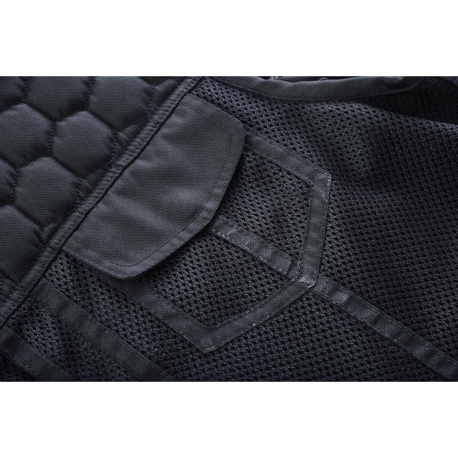 Mesh Rave Men's Black Mesh Textile Vest Renegade Classics