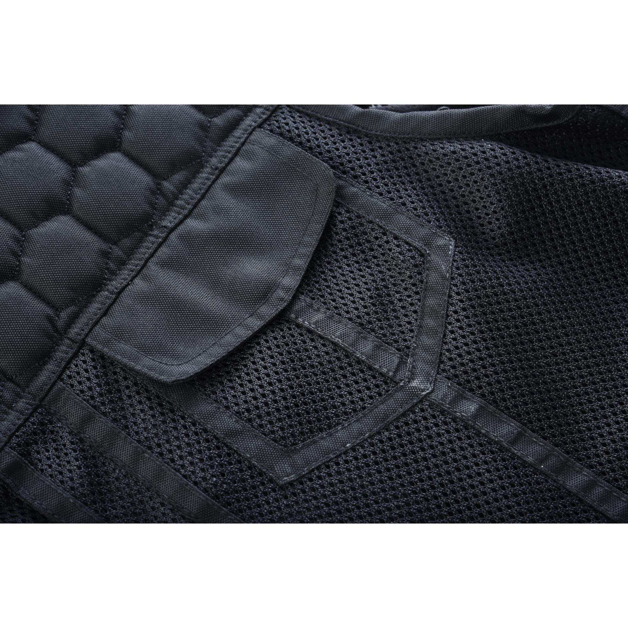 Mesh Rave Men's Black Mesh Textile Vest Renegade Classics