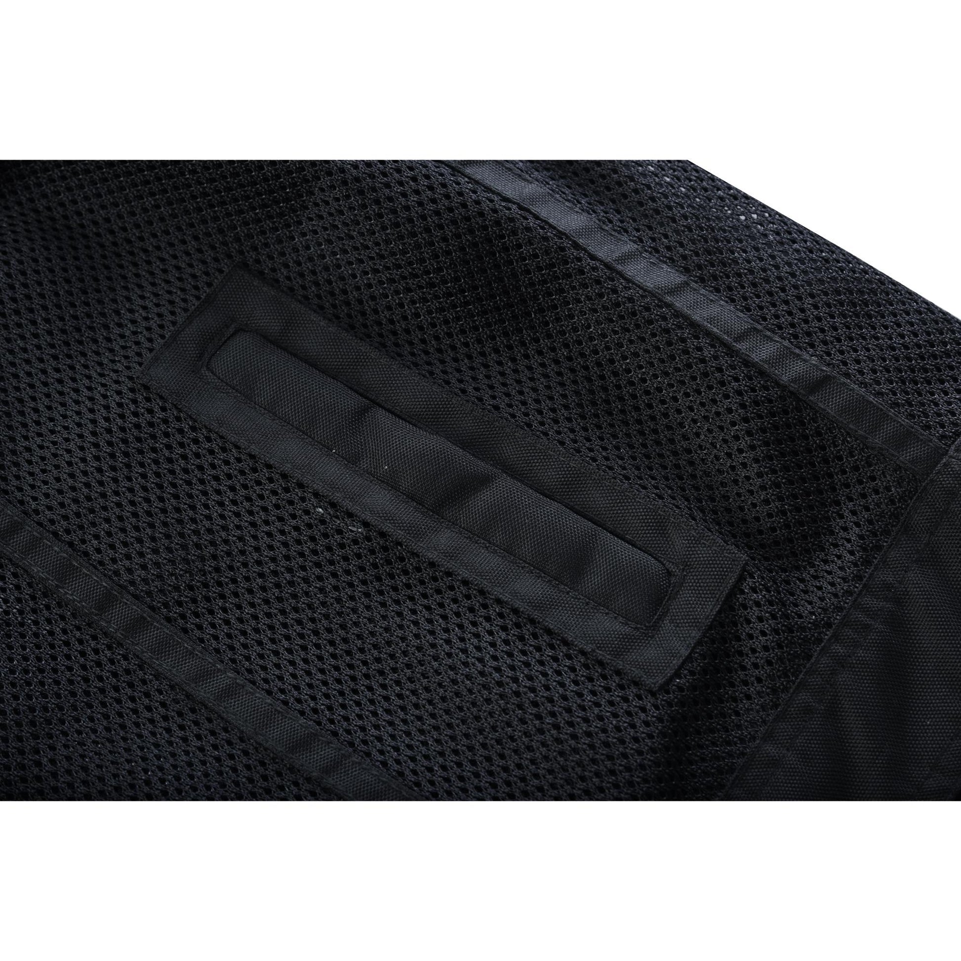 Mesh Rave Men's Black Mesh Textile Vest Renegade Classics