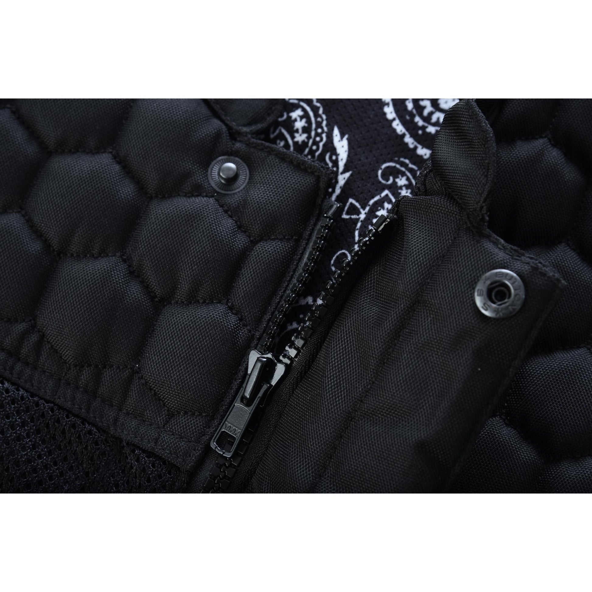 Mesh Rave Men's Black Mesh Textile Vest Renegade Classics
