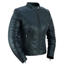 Sunstorm Women's Leather Motorcycle Jacket Women's Leather Jackets Renegade Classics