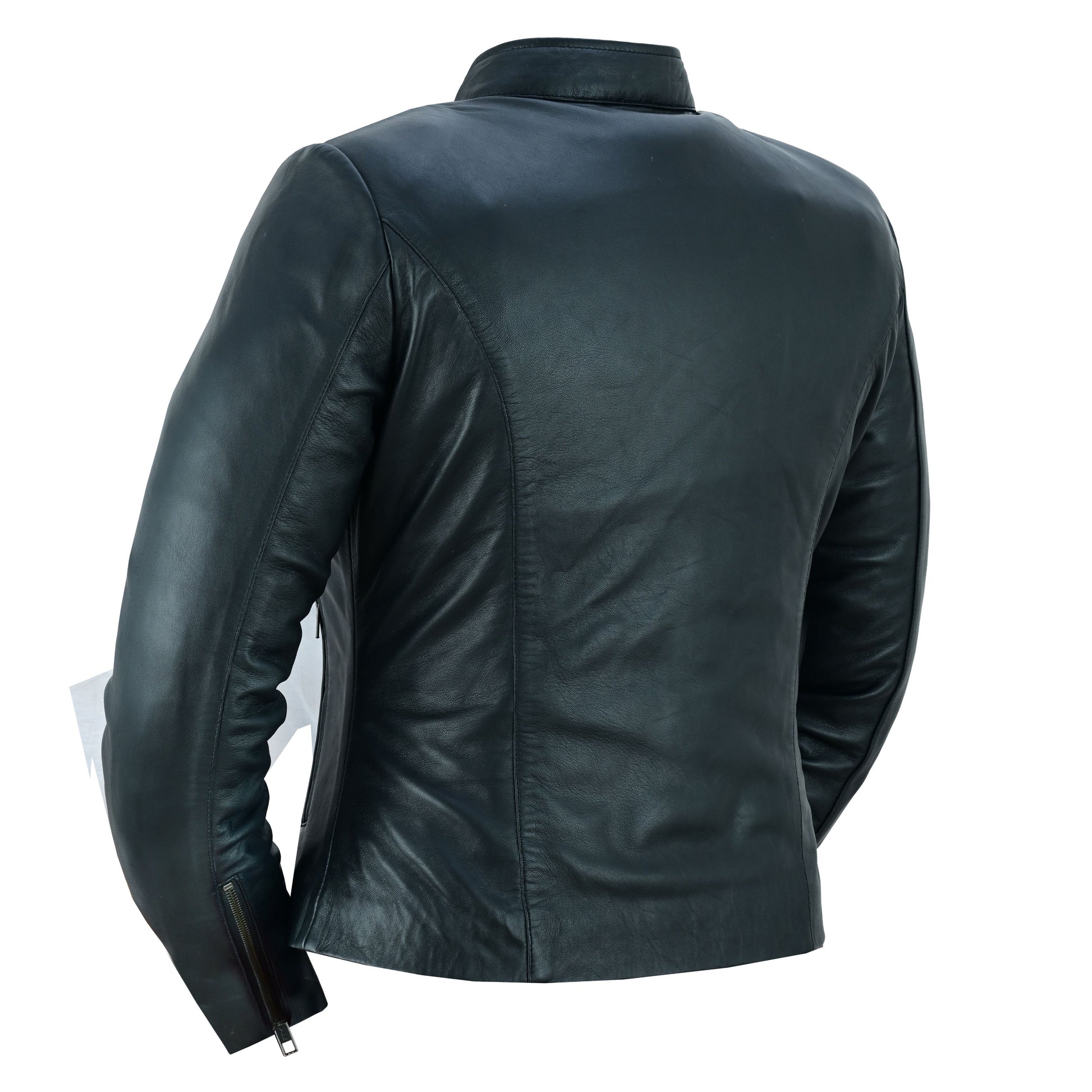 Sunstorm Women's Leather Motorcycle Jacket Women's Leather Jackets Renegade Classics