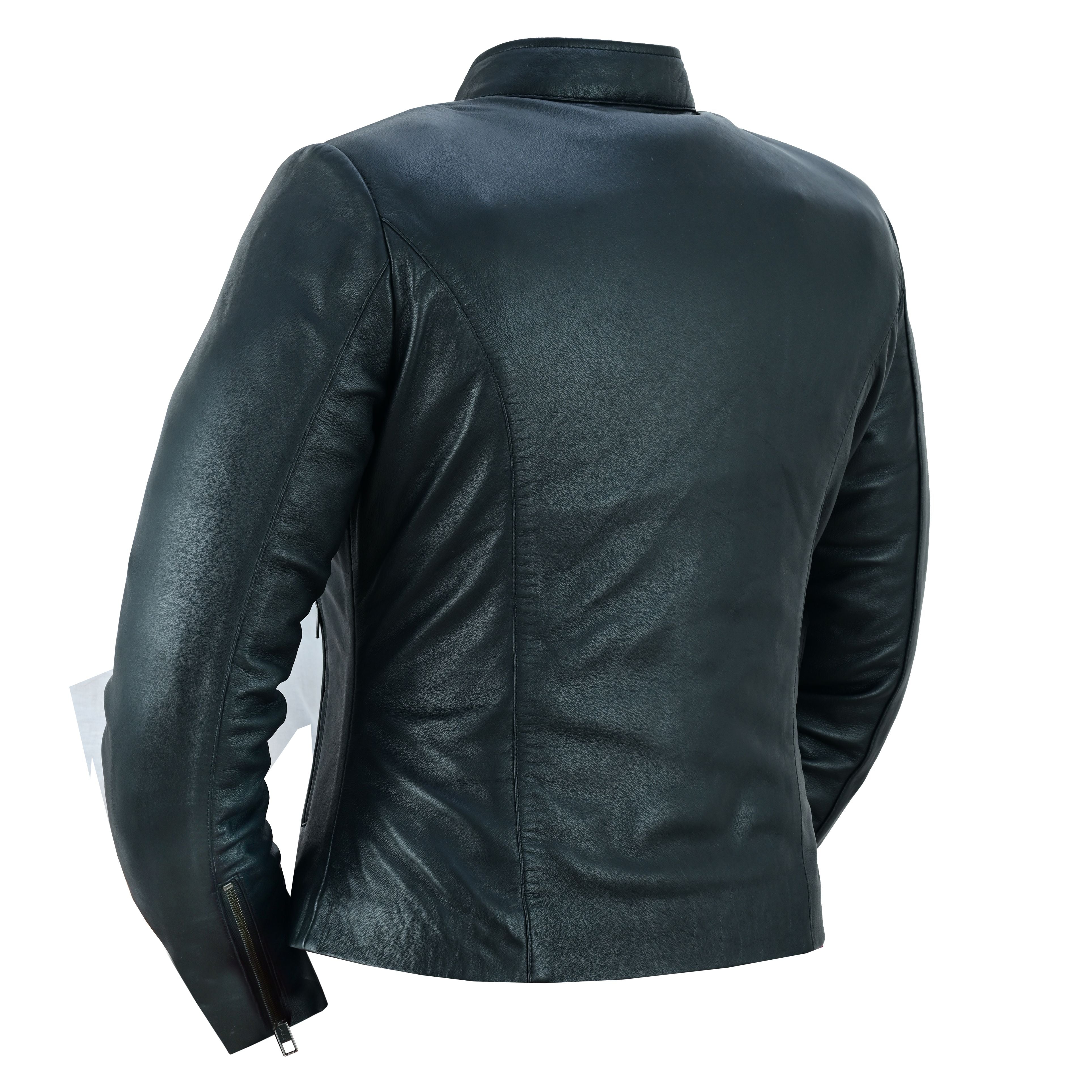 Sunstorm Women's Leather Motorcycle Jacket Women's Leather Jackets Renegade Classics