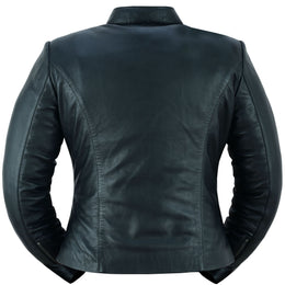 Sunstorm Women's Leather Motorcycle Jacket Women's Leather Jackets Renegade Classics