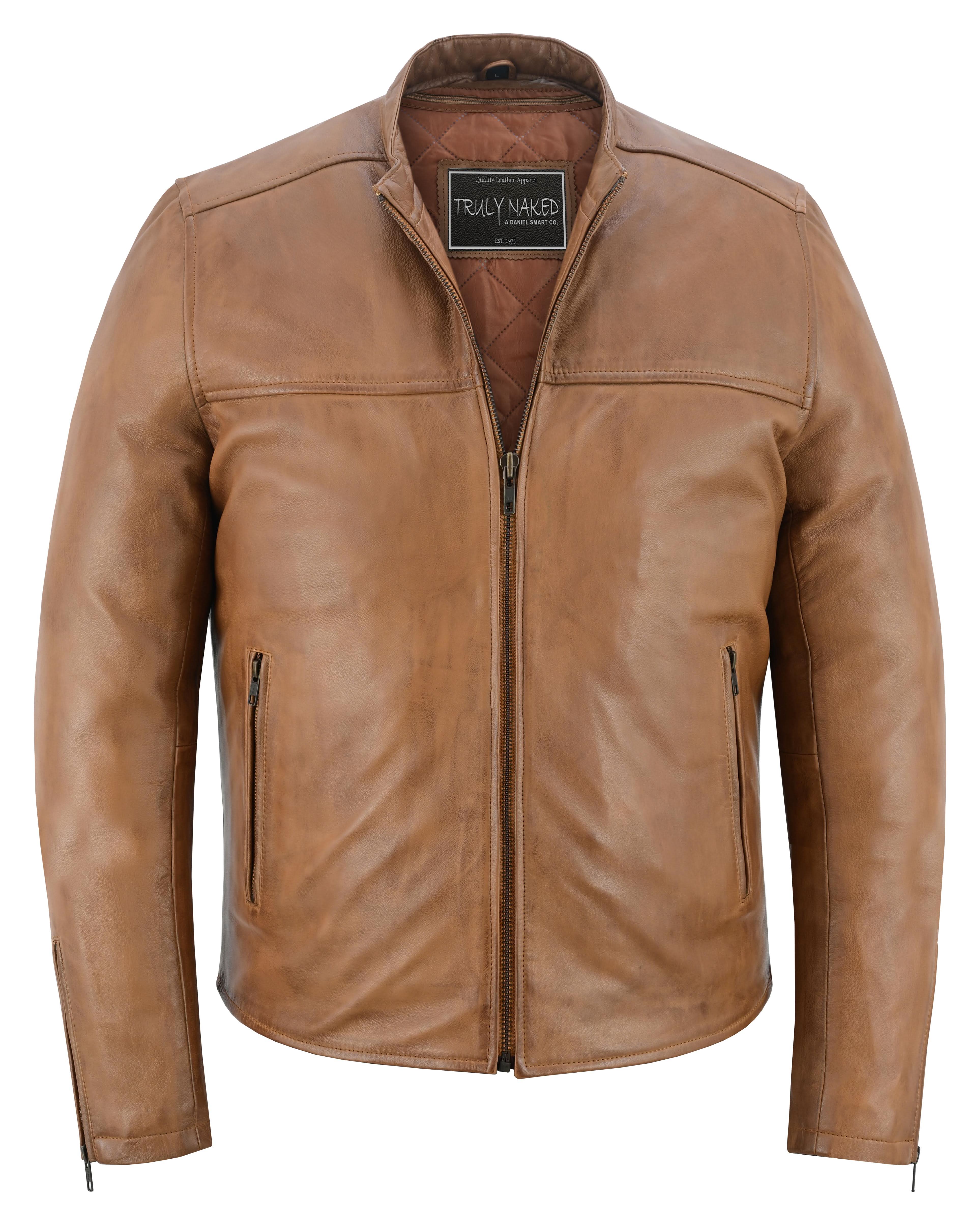 Sahara Men's Brown Fashion Leather Jacket Men's Leather Jackets Renegade Classics