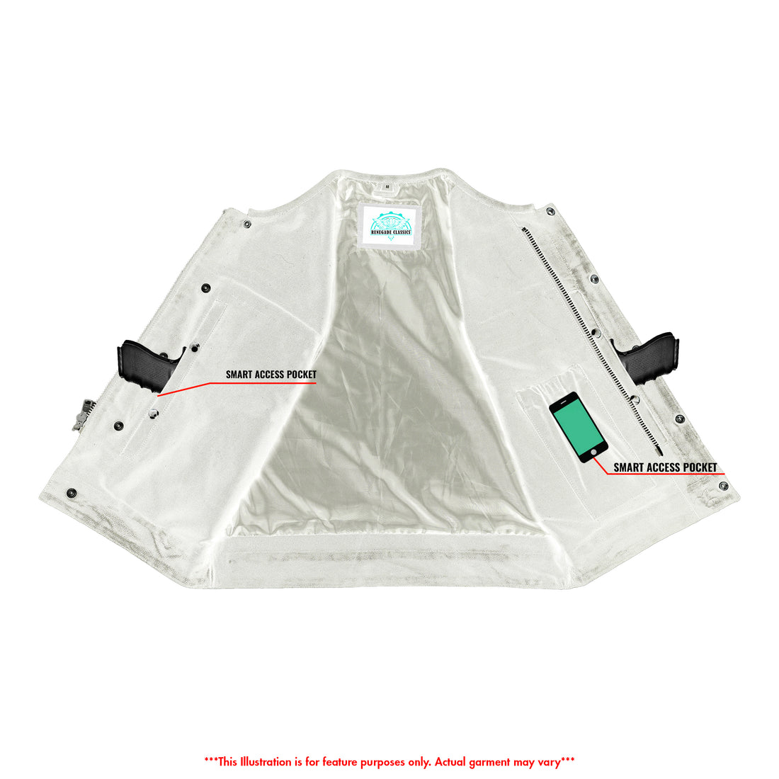 Dune Rider  – Blaze Men's Canvas Vest