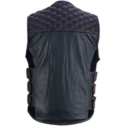 DS Patriot Wheels Men's Leather Vests Renegade Classics