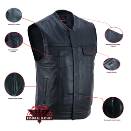 Biker champ  Men's Biker  Leather Vest