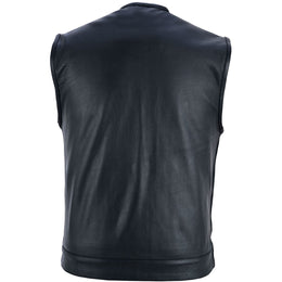 Biker champ Men's Biker Leather Vest Men's Leather Vests Renegade Classics