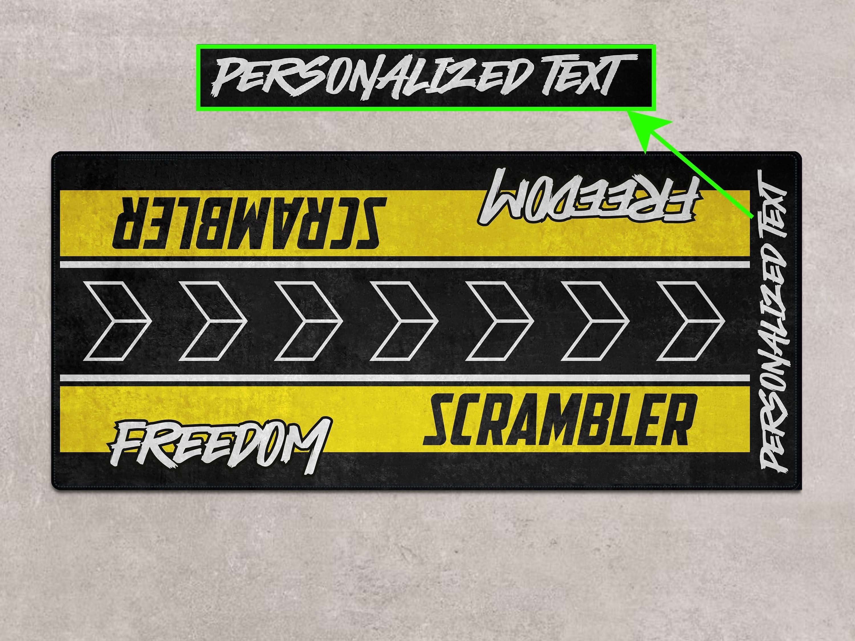 Designed Pit Mat for Ducati SCRAMBLER FREEDOM Motorcycle - MM7246