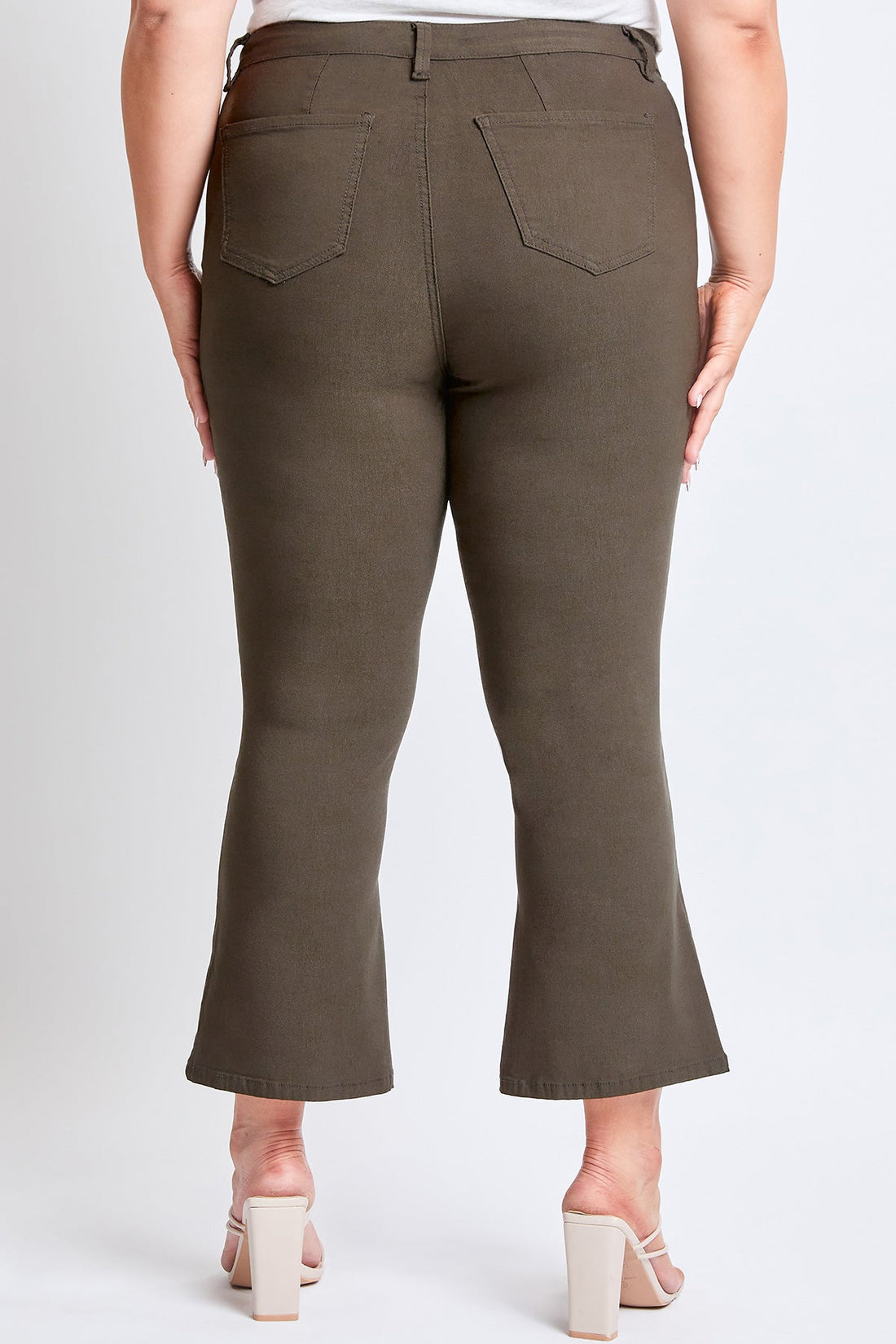 Women's Plus Hyperstretch Cropped Kick Flare Pants