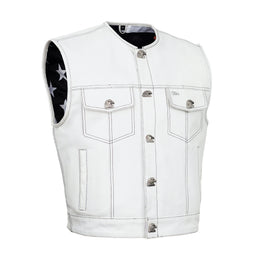 Glory Ride - Men's Motorcycle Leather Vest
