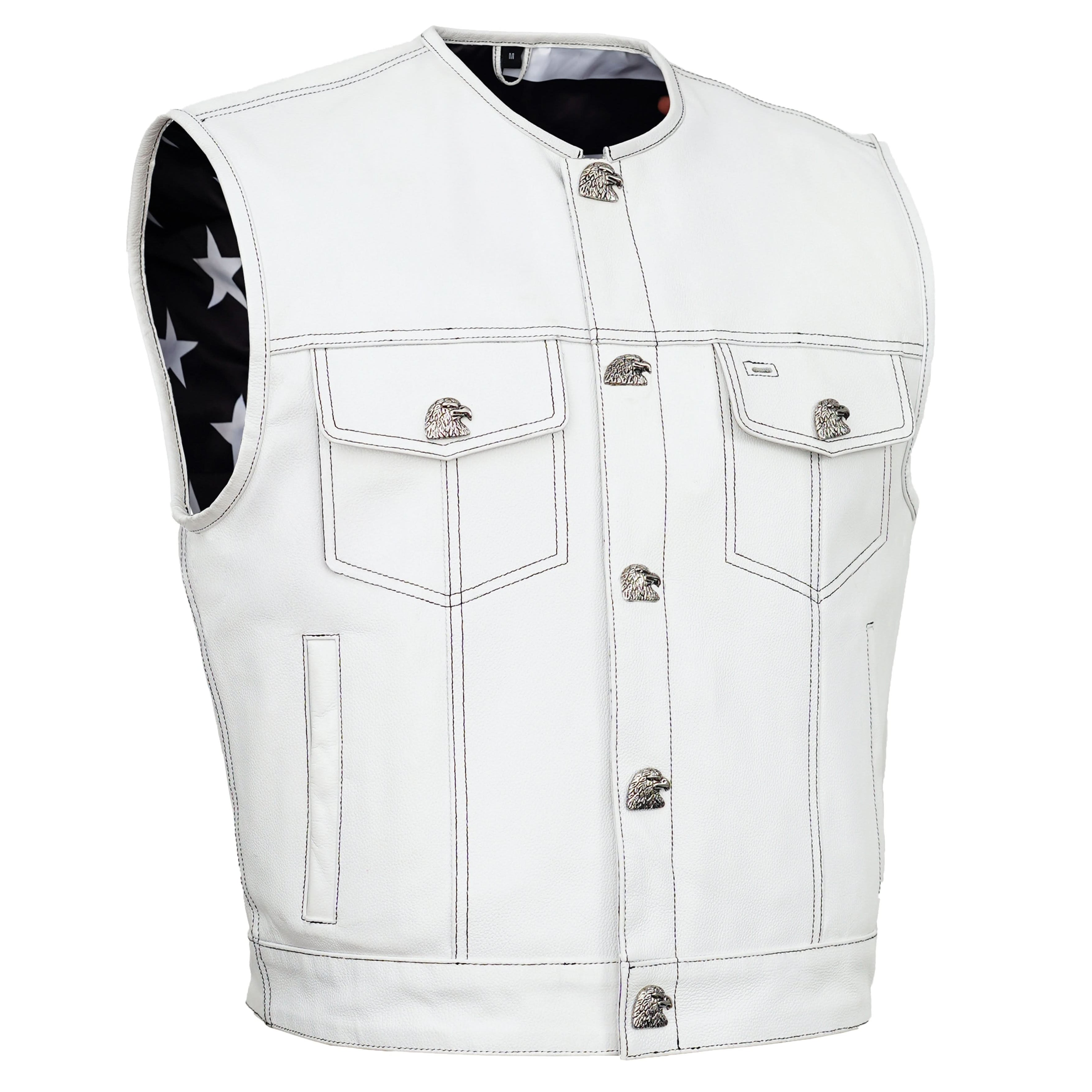 Glory Ride - Men's Motorcycle Leather Vest