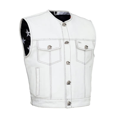 Glory Ride – Men’s Motorcycle Leather Vest