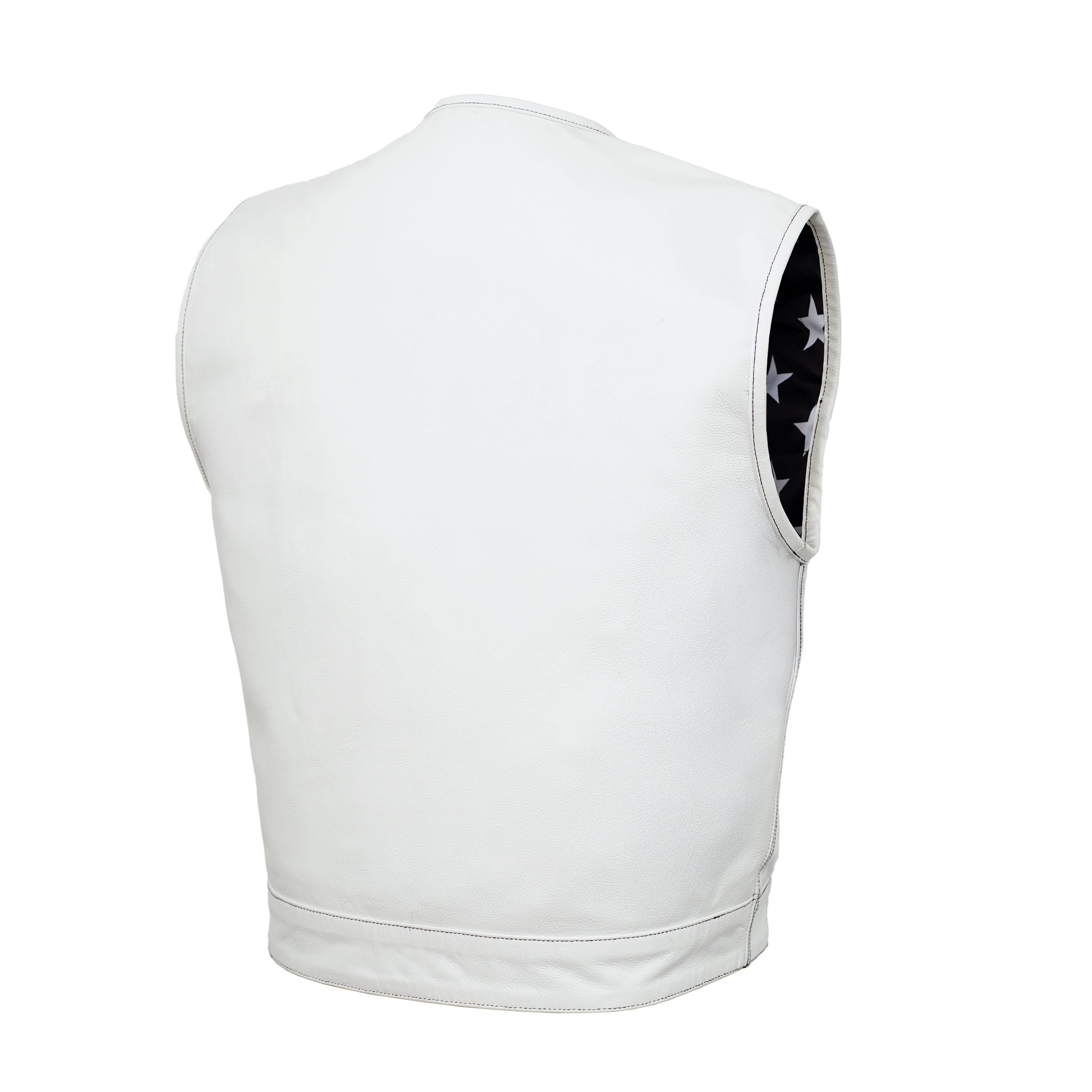 Glory Ride - Men's Motorcycle Leather Vest